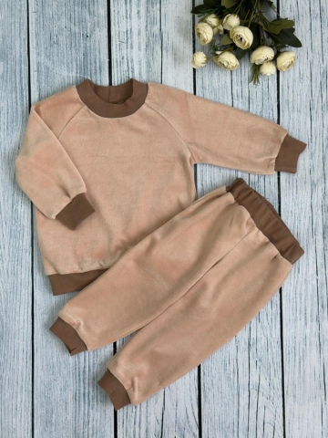 Купить оптом 343. Костюм ясельный, 80% хлопок, 20% ПЭ 80-86-92 в Озёрске